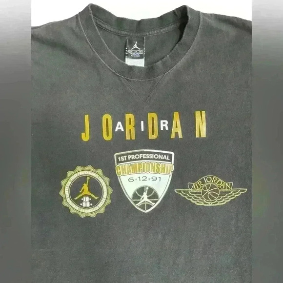 Air Jordan Jumpman Michael Jordan 1st Pro Championship 91 Men’s T-Shirt XXL - Picture 3 of 10